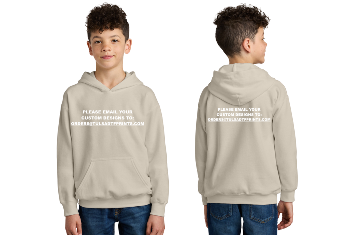 GILDAN SOFTSTYLE HOODIE SF500B (Completed Shirt) (Front & Back)