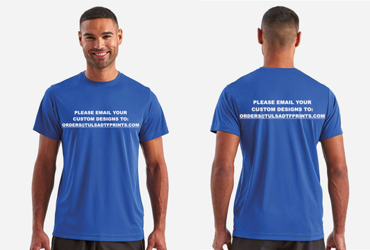 TRIDI UNISEX RECYCLED PERFORMANCE T-SHIRT TD501 (Completed Shirt) (Front & Back)