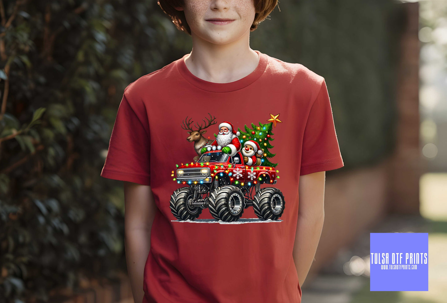 DTF SANTA'S CHRISTMAS TRUCK TRANSFER