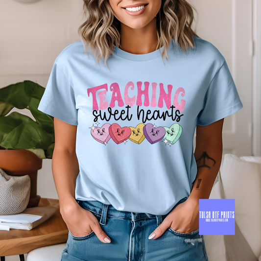 DTF TEACHING SWEET HEARTS TRANSFER