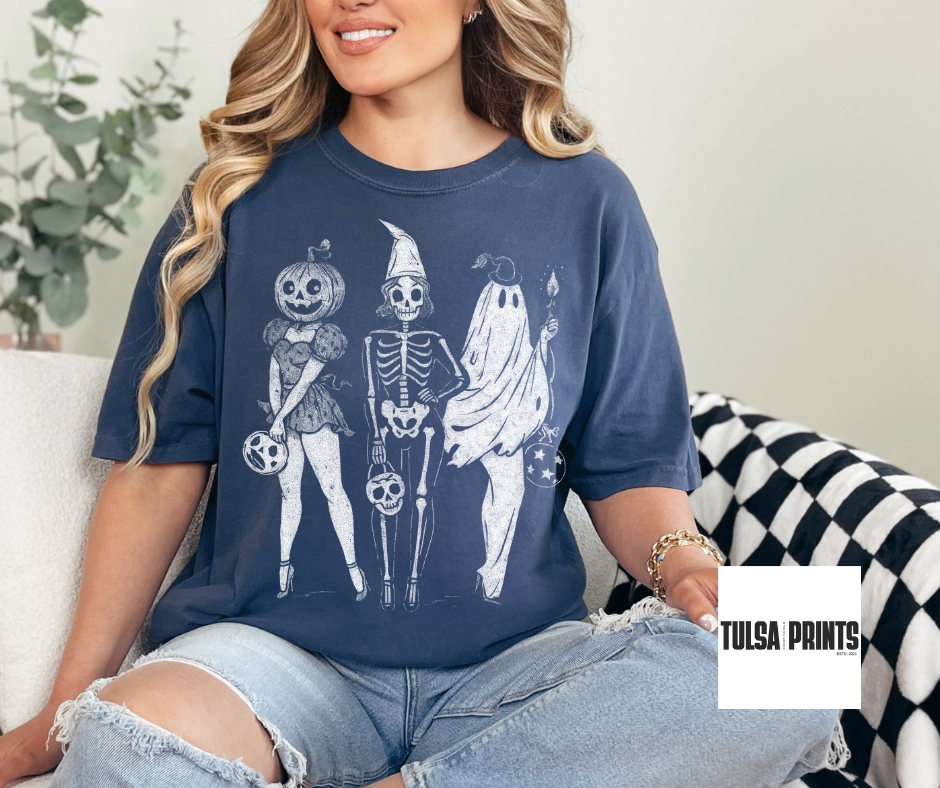 DTF CUTESY HALLOWEEN TRIO TRANSFER