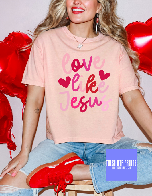 DTF V-DAY LOVE LIKE JESUS TRANSFER