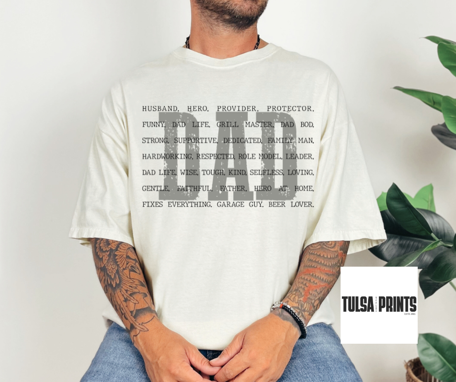 DTF DAD, HUSBAND, HERO TRANSFER
