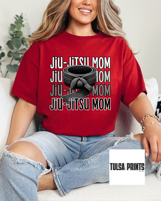 DTF JIU JITSU MOM STACKED TRANSFER