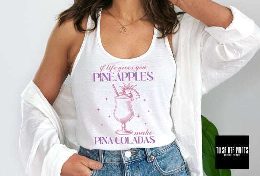 DTF RETRO MAKE PINA COLADAS TRANSFER