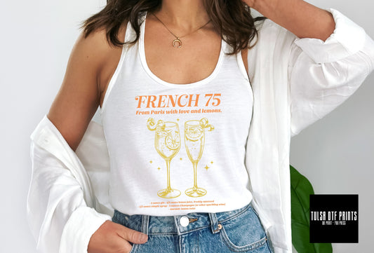DTF RETRO FRENCH 75 TRANSFER
