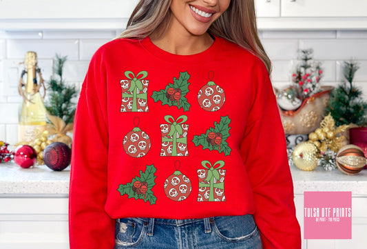 DTF SKULL ORNAMENTS & GIFTS TRANSFER