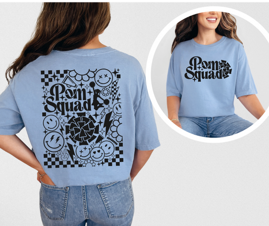 DTF RETRO POM SQUAD W/ POCKET TRANSFER
