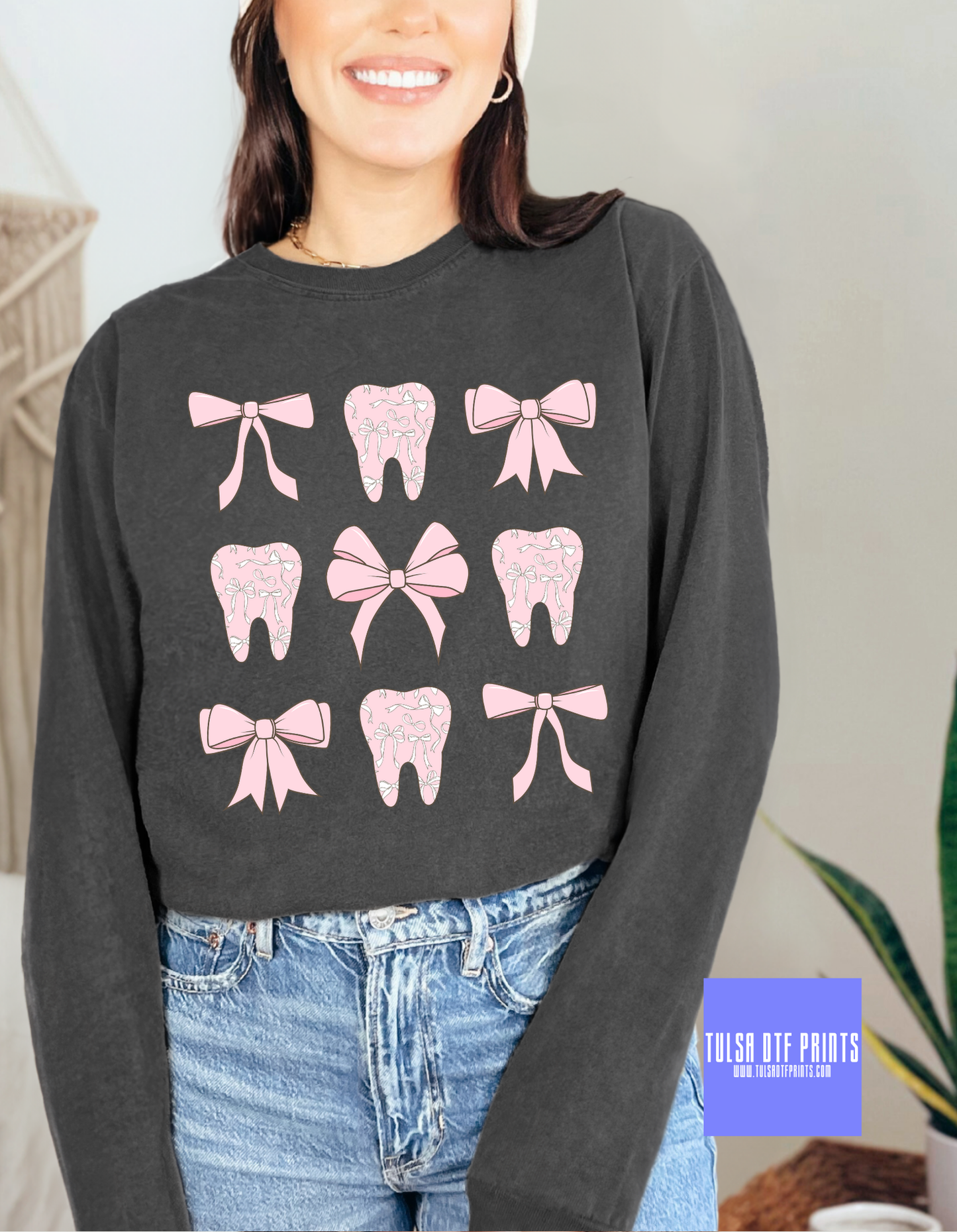 DTF COQUETTE TOOTH TRANSFER