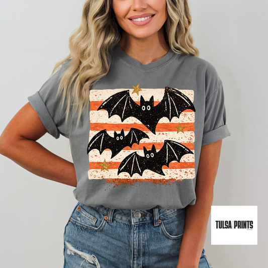 DTF TRENDY BATS FLYING TRANSFER