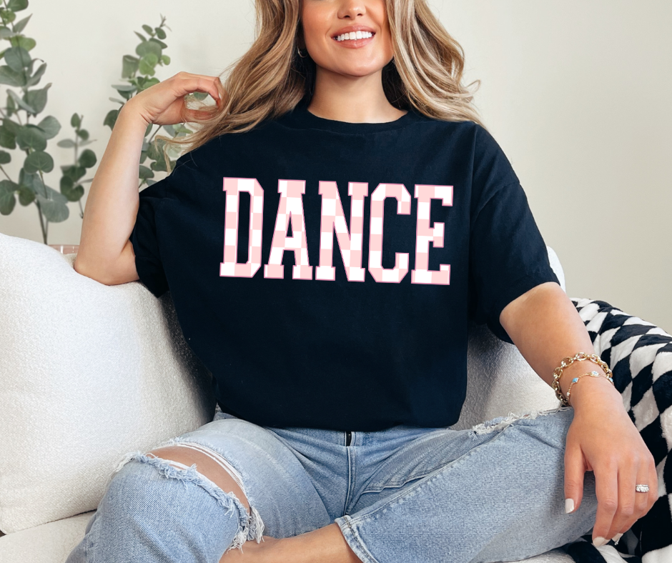 DTF RETRO CHECKER DANCE COLLECTION TRANSFER (4 COLORS AVAIL.)