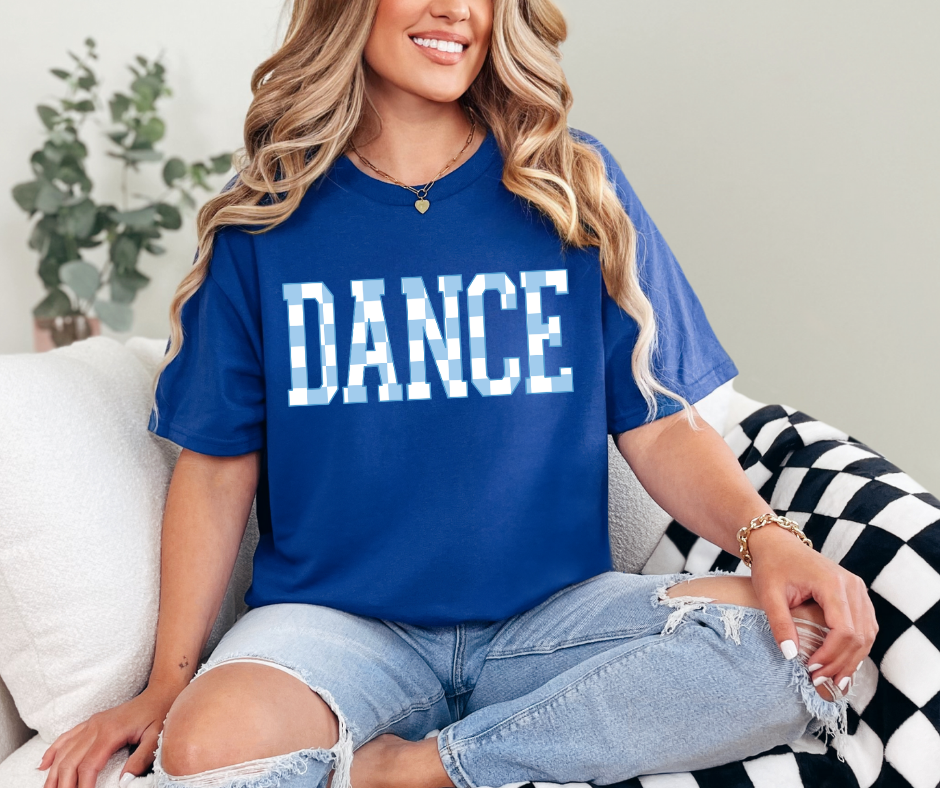 DTF RETRO CHECKER DANCE COLLECTION TRANSFER (4 COLORS AVAIL.)