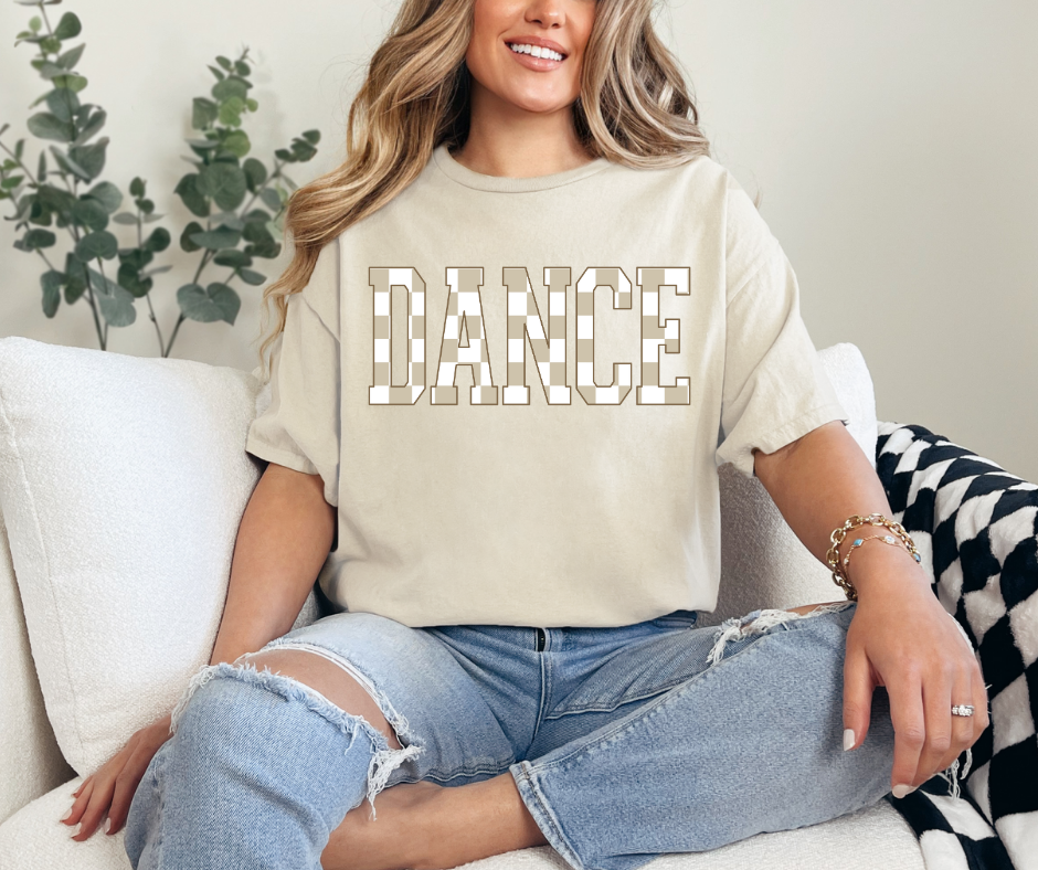 DTF RETRO CHECKER DANCE COLLECTION TRANSFER (4 COLORS AVAIL.)