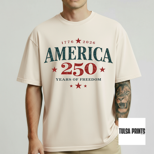 DTF AMERICA FREEDOM 1776-2026  TRANSFER