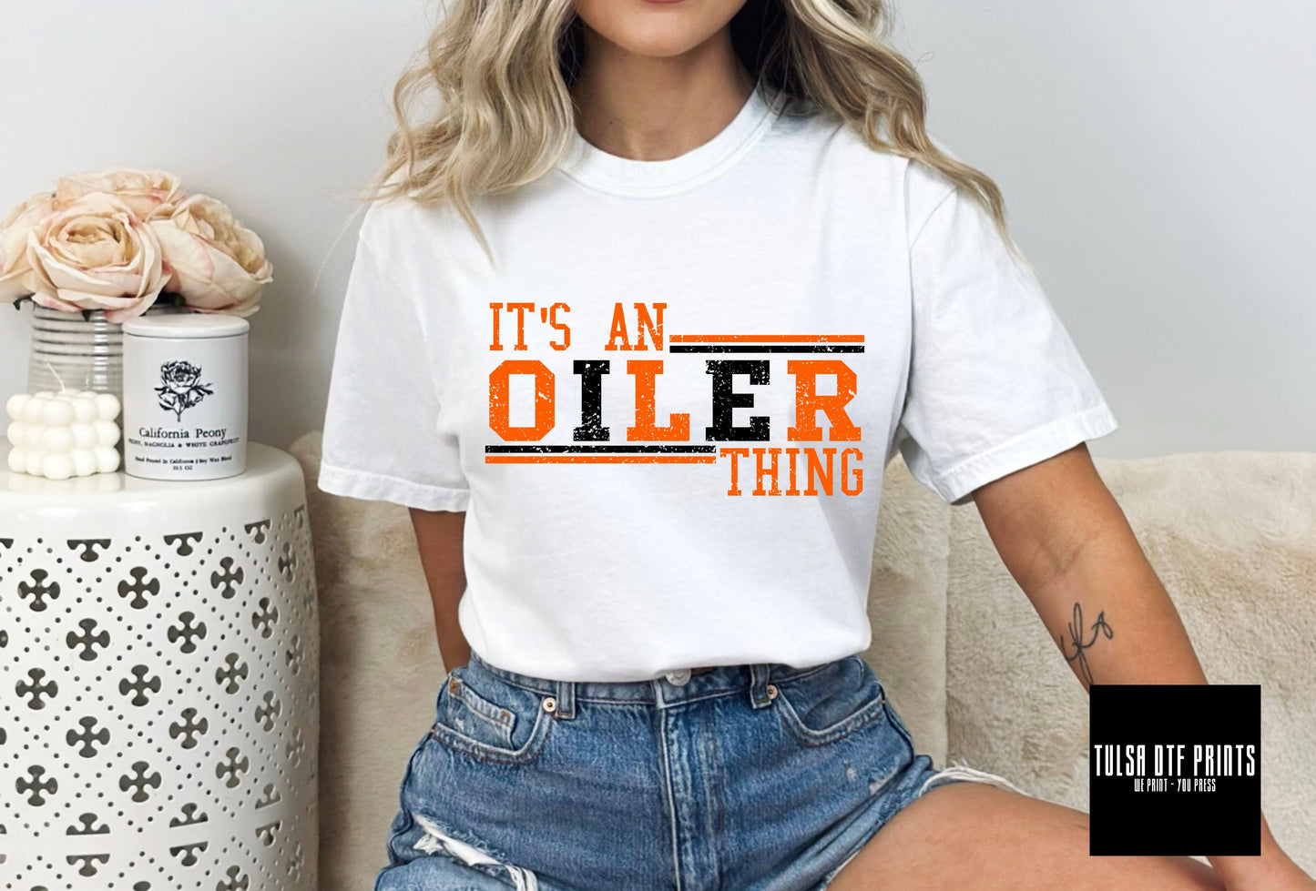 DTF IT'S AN OILER THING ORANGE/BLACK TRANSFER