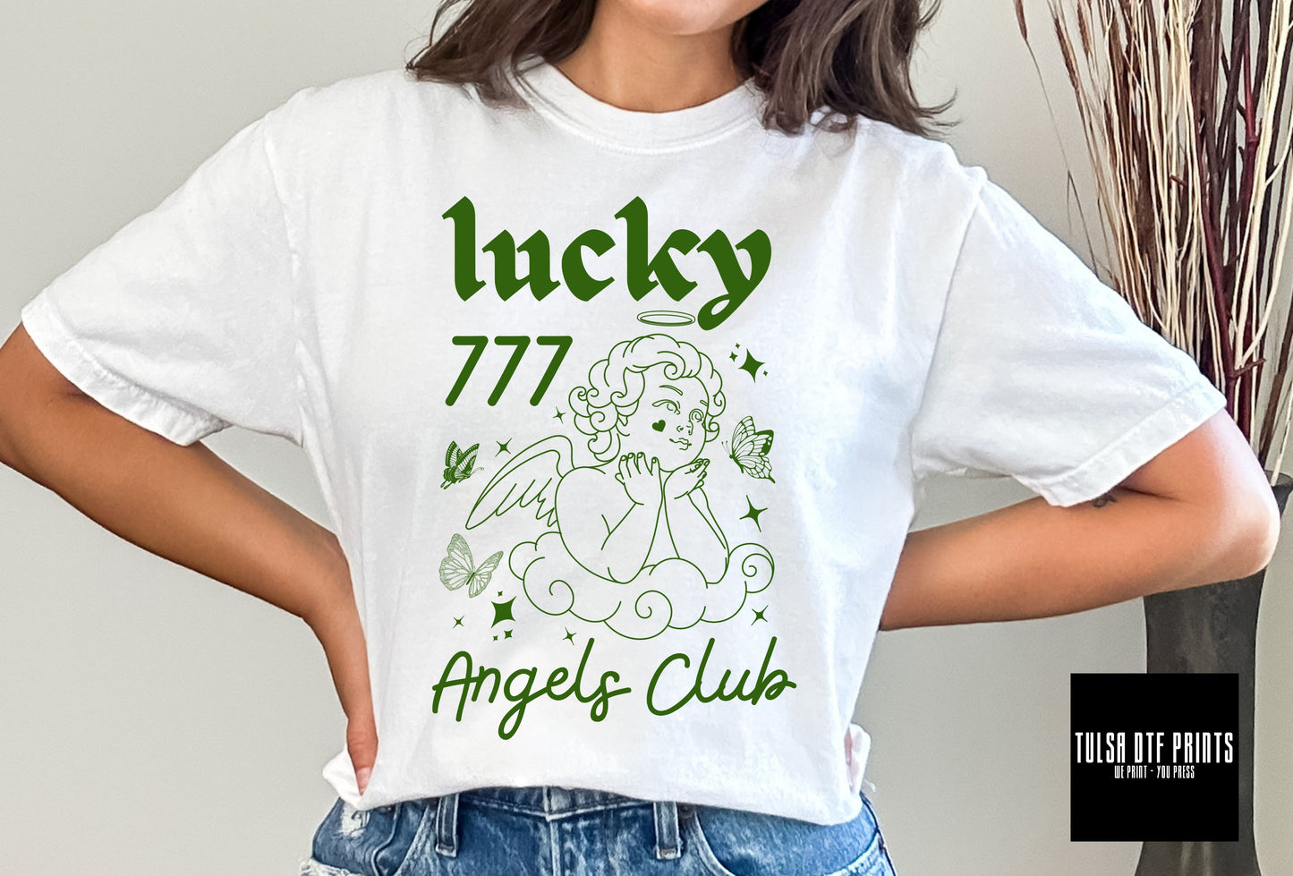 DTF LUCKY 777 ANGEL NUMBER TRANSFER