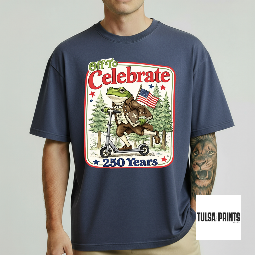 DTF CELEBRATE 250 YEARS TRANSFER