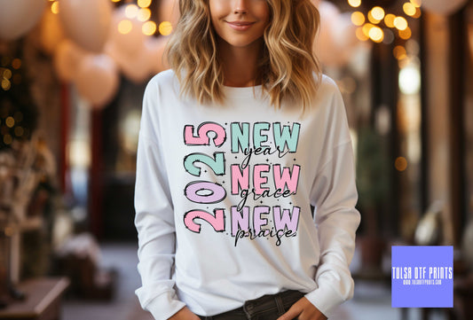 DTF 2025 NEW YEAR, GRACE, PRAISE TRANSFER
