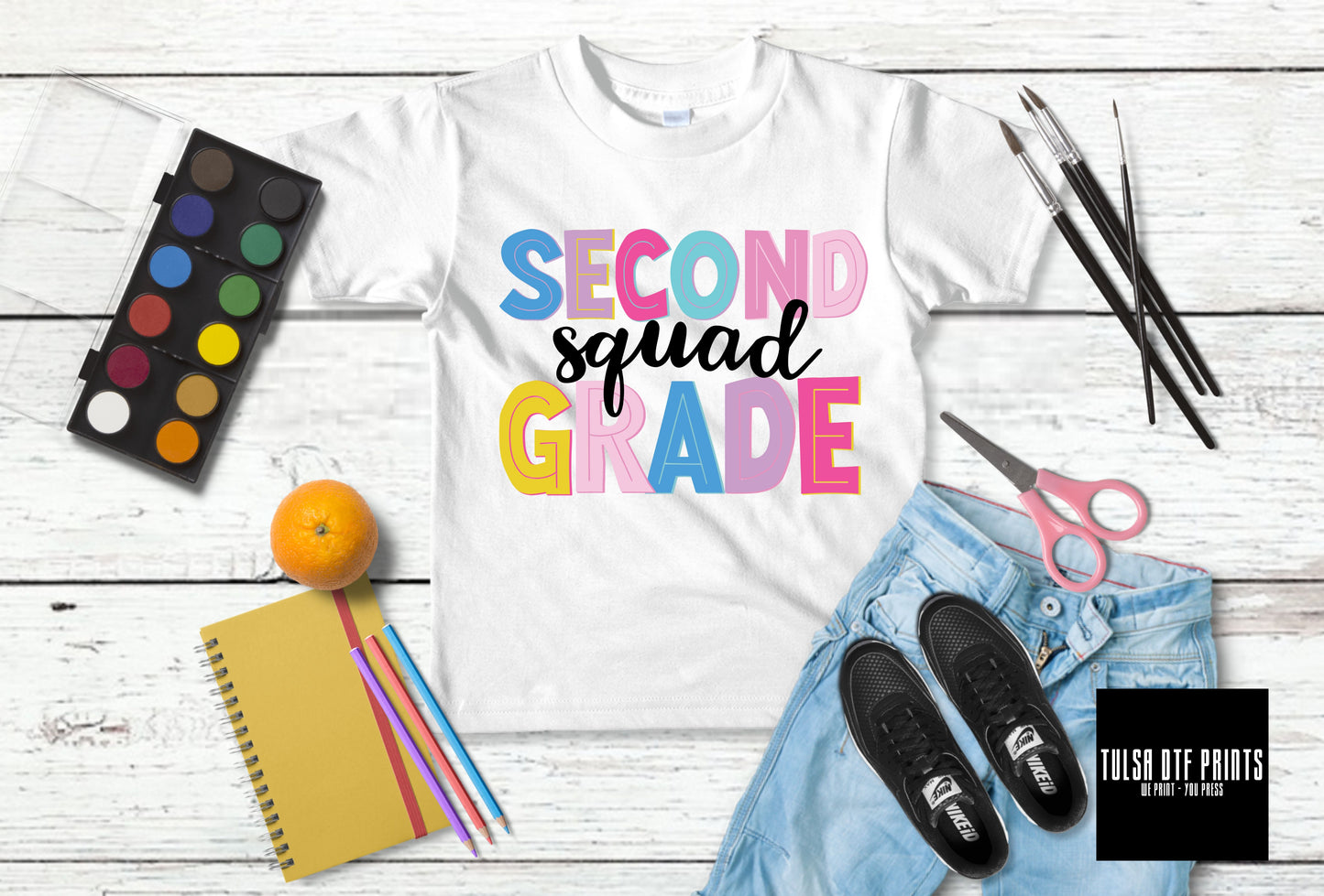 DTF BACK TO SCHOOL SQUAD (PRE-K TO SIXTH GRADE AVAIL.) TRANSFER