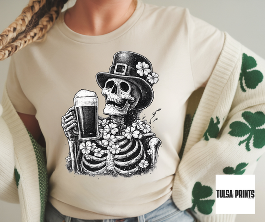 DTF SKELETON LEPRECHAUN TRANSFER (2 OPTIONS AVAIL.)