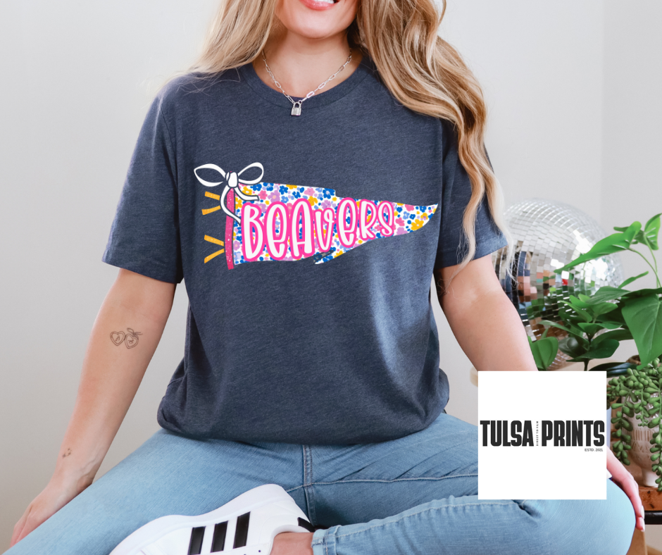 DTF FLORAL SPIRIT PENNANT TRANSFER