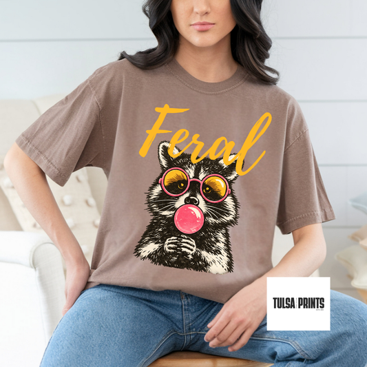 DTF FERAL RACOON TRANSFER