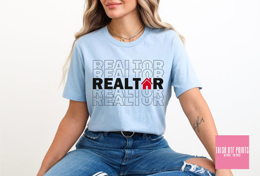 DTF REALTOR STACKED TEXT TRANSFER