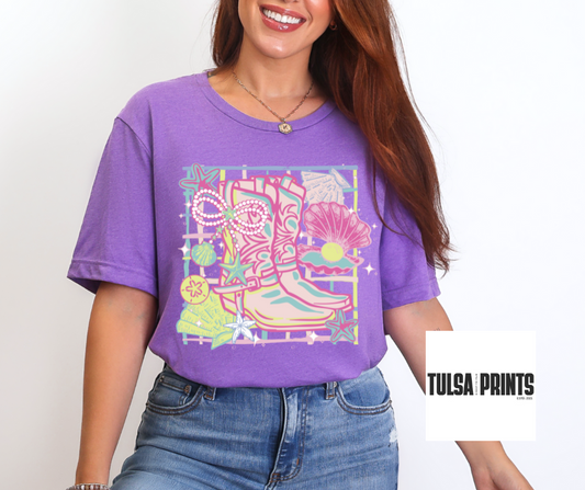 DTF COASTAL COWBOY CHIC TRANSFER