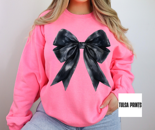 DTF BLACK SIMPLE BOW TRANSFER