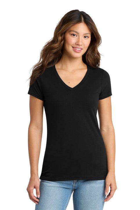 PORT & CO CORE WOMEN'S TRI-BLEND V-NECK TEE