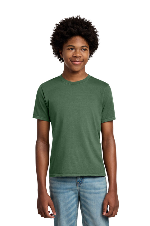 PORT & CO YOUTH BEACH WASH GARMENT-DYE TEE (Completed Shirt)