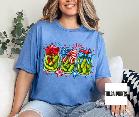 DTF 4TH OF JULY PICKLES TRANSFER