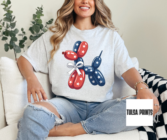 DTF USA BALLOON DOG TRANSFER