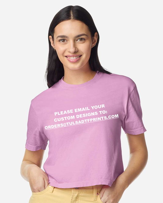 COMFORT COLORS WOMEN'S BOXY TEE 3023CL (Completed Shirt)
