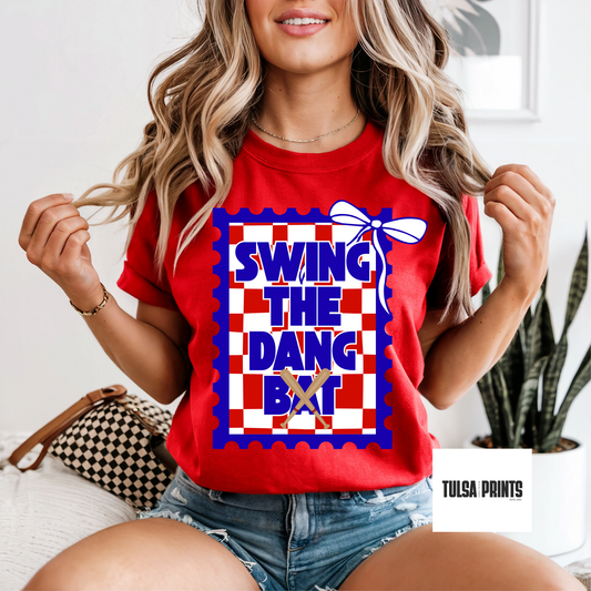 DTF SWING THE DANG BAT TRANSFER