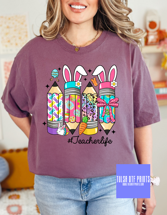 DTF EASTER TEACHER LIFE TRANSFER