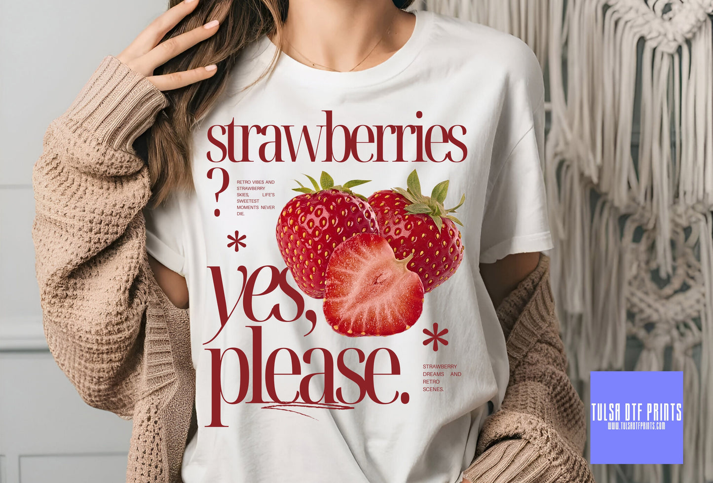DTF STRAWBERRIES? YES PLEASE TRANSFER