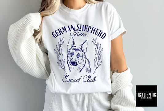 DTF GERMAN SHEPHERD MOM SOCIAL CLUB TRANSFER