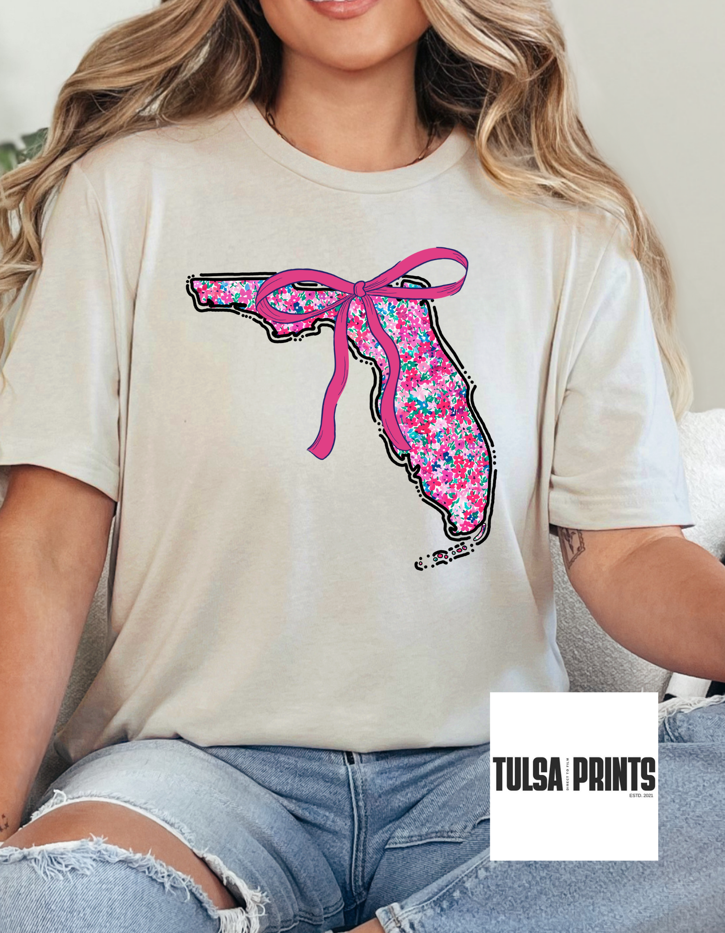 DTF DARK PINK FLORAL COQUETTE TRANSFER