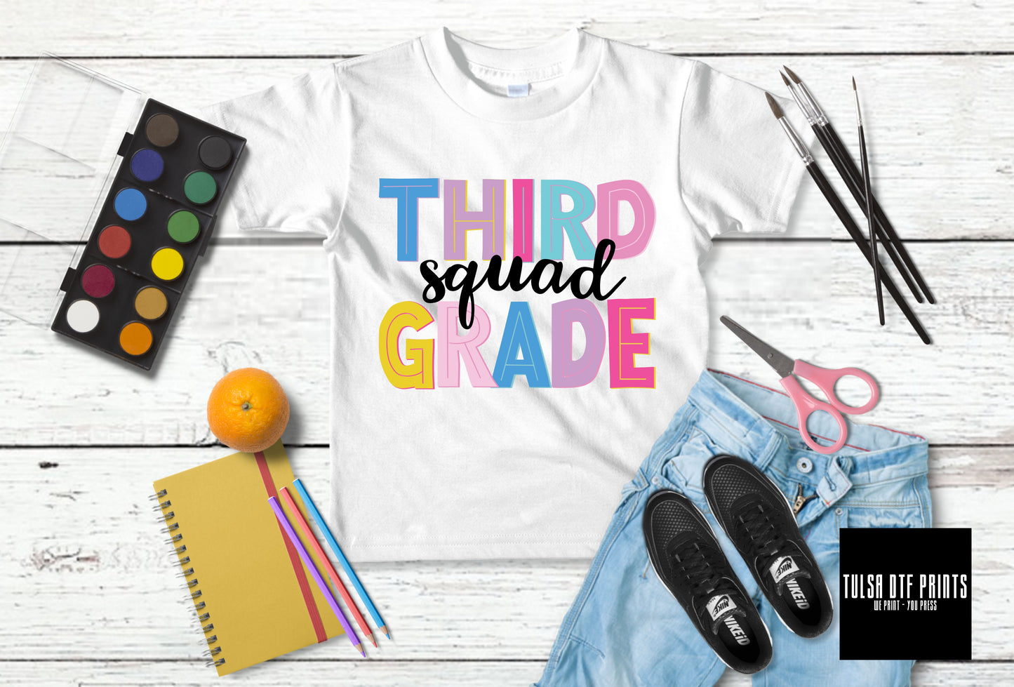 DTF BACK TO SCHOOL SQUAD (PRE-K TO SIXTH GRADE AVAIL.) TRANSFER