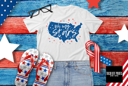 DTF 4TH OF JULY OH MY STARS TRANSFER