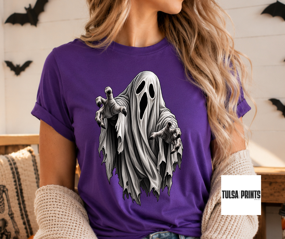 DTF RAGGED SHEET GHOST TRANSFER