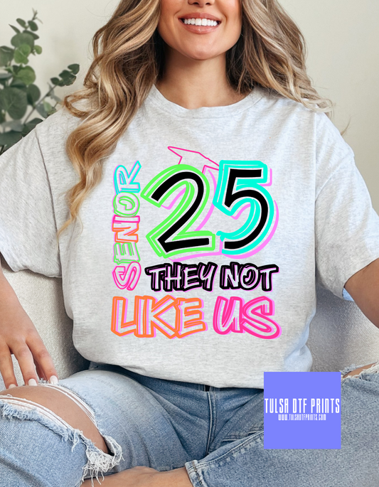 DTF SENIOR 25 NEON TRANSFER