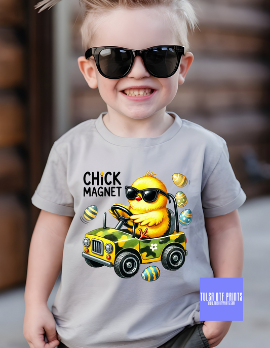 DTF COOL CHICK MAGNET TRANSFER