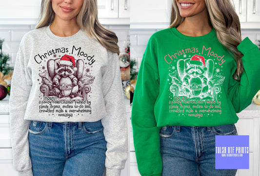 DTF CHRISTMAS MOODY (2 COLORS AVAIL.) TRANSFER