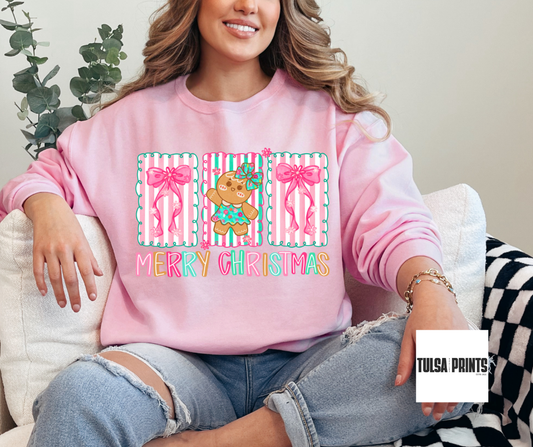 DTF CHRISTMAS CUTE GINGERBREAD TRANSFER