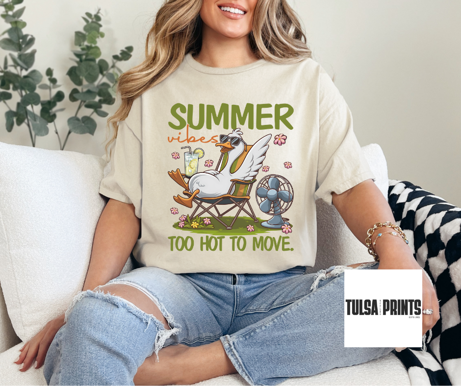 DTF SUMMER DUCK VIBES TRANSFER
