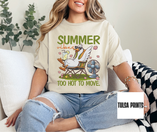 DTF SUMMER DUCK VIBES TRANSFER