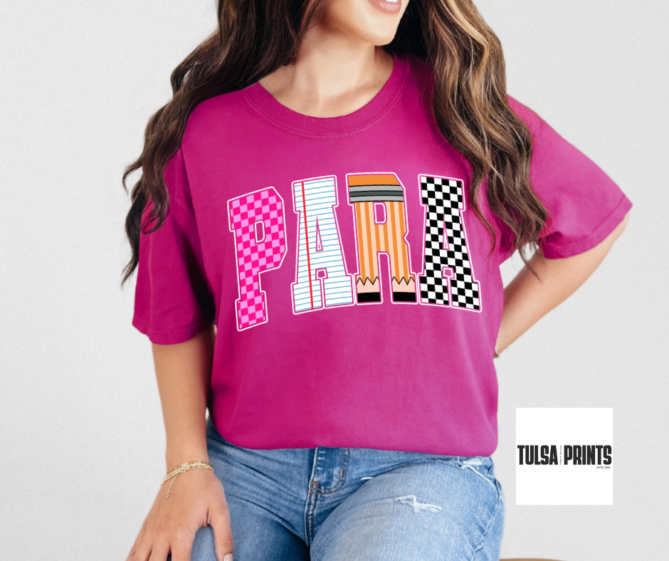 DTF CHECKERED CLASSROOM CREW TRANSFER
