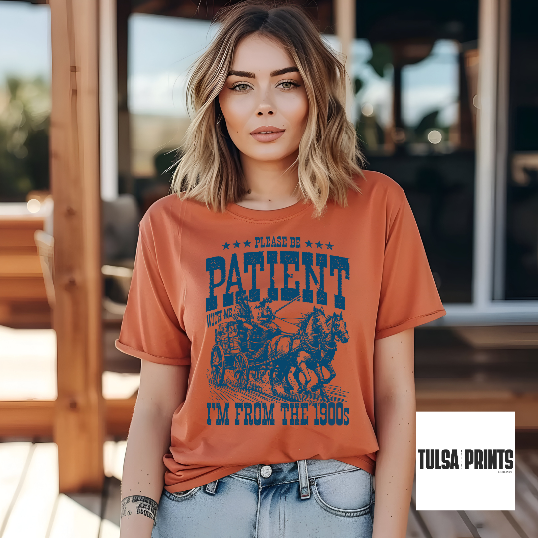 DTF I'M FROM THE 1900S COWBOY WESTERN (4 COLORS AVAIL.) TRANSFER